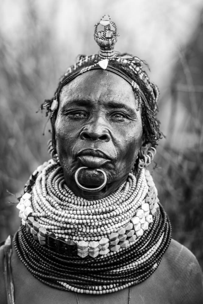 African Woman Portrait by Trevor Cole — canvas wall art