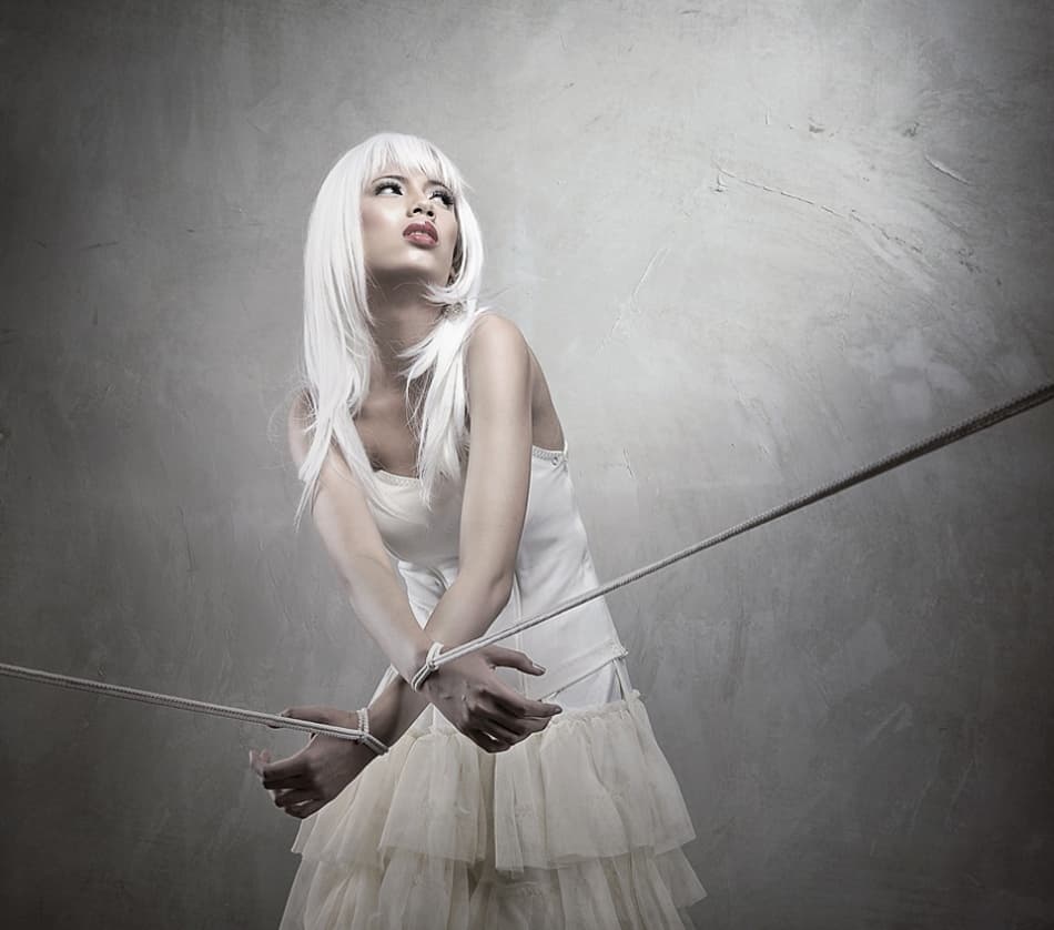 Elegant Bound Woman by hardibudi — canvas wall art