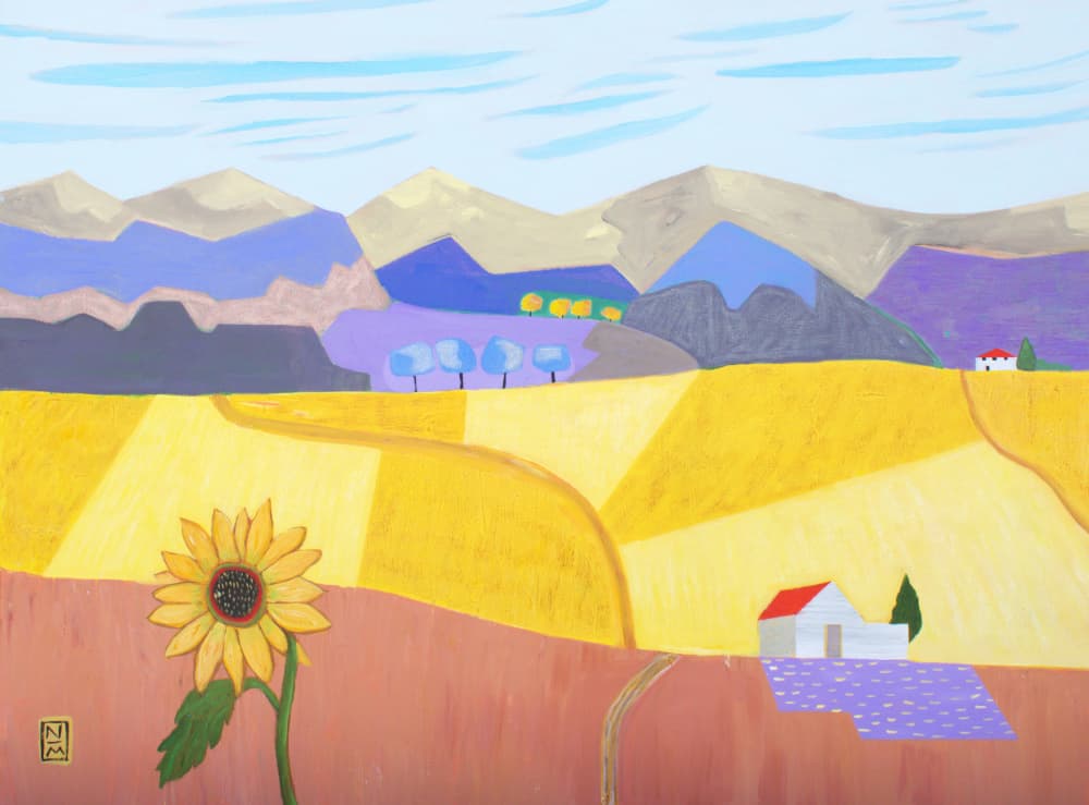 Sunflower by Nathaniel Mather — canvas wall art