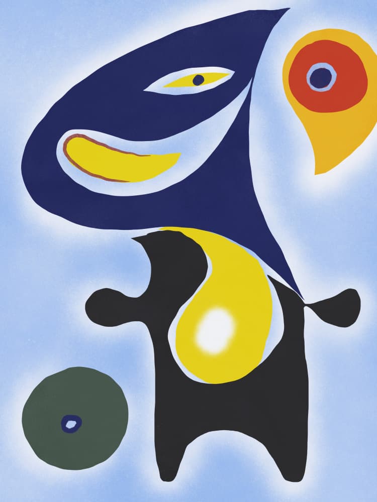 Whimsical Abstract Creature by Little Dean — canvas wall art