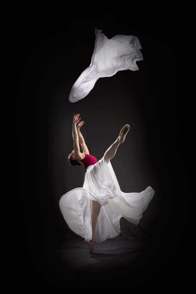 Ethereal Ballet Dance by Songlin Xu — canvas wall art