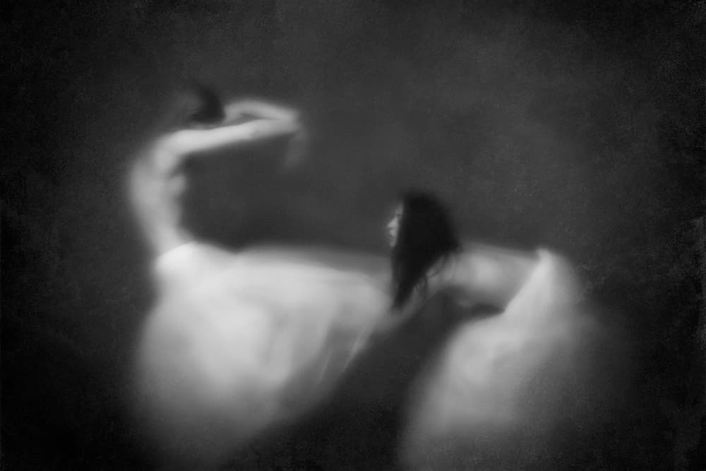 Dancing Ethereal Figures by Mel Brackstone — canvas wall art