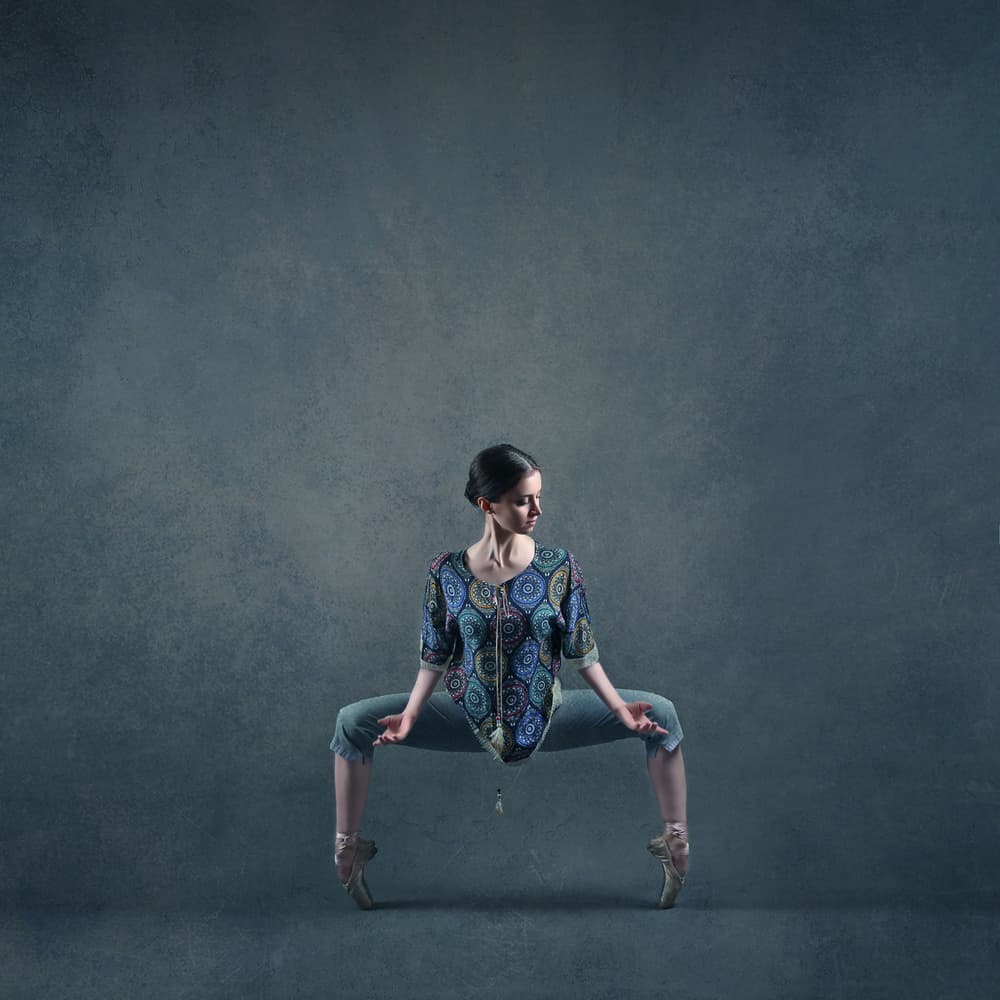 Ballet with Casual Style by Moein Hasheminasab — canvas wall art