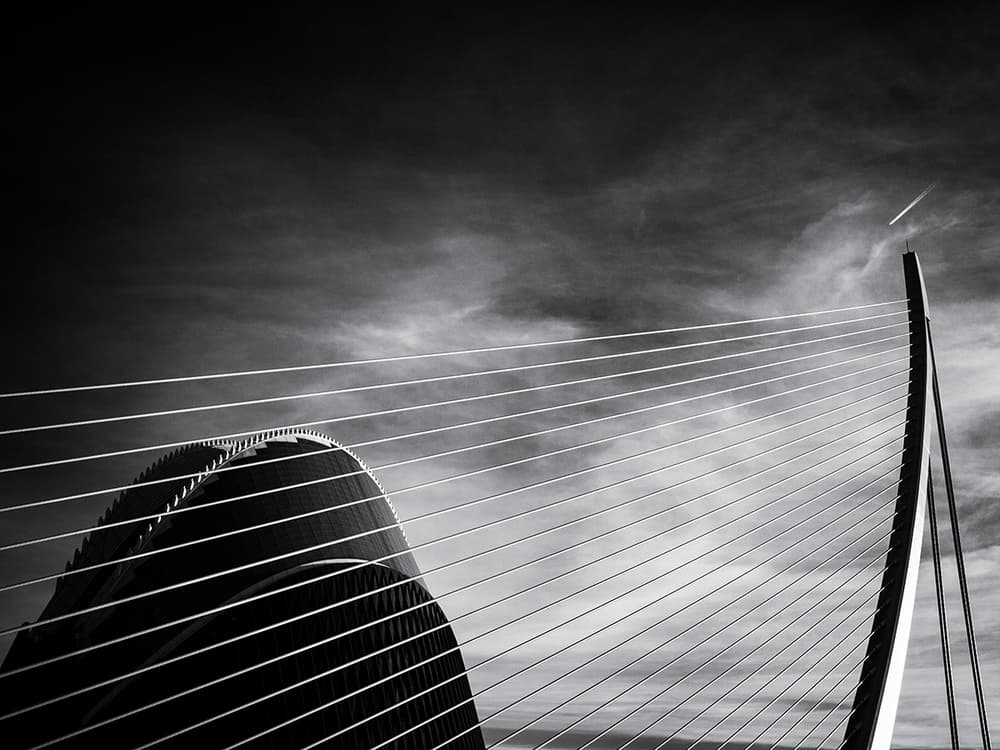 Modern Bridge Lines by Massimo Della Latta — canvas wall art