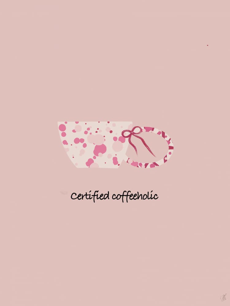 Certified Coffeeholic Mug by Anne-Marie Volfova — canvas wall art