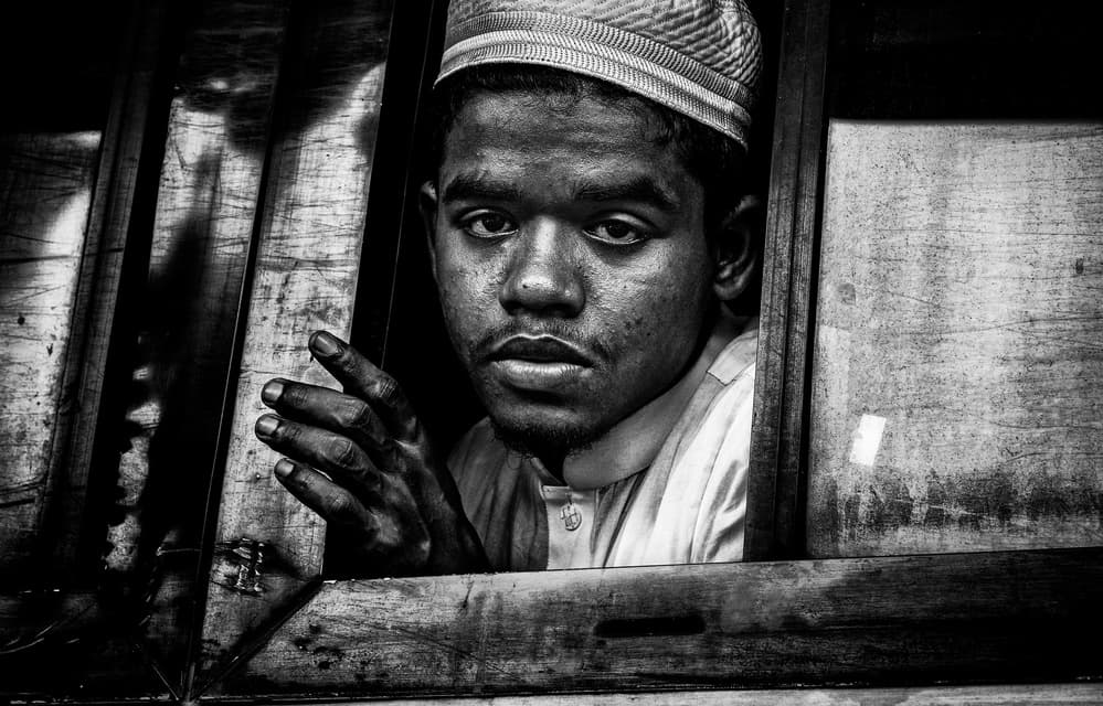 Young Man's Gaze by Joxe Inazio Kuesta Garmendia — canvas wall art