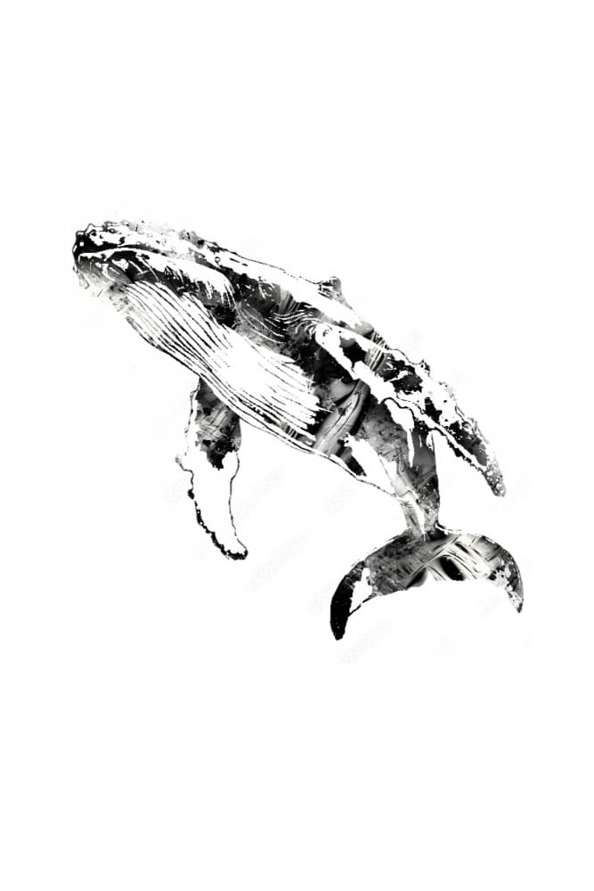 Majestic Humpback Whale by Rafal Kulik — canvas wall art