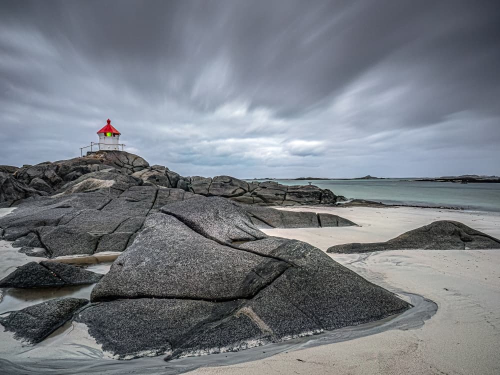 Serene Coastal Lighthouse by Henk Goossens — canvas wall art