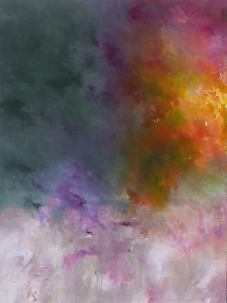 Smoky Colorful Glow by Ron Halfant — canvas wall art