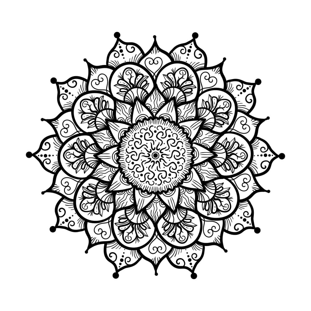 Intricate Spiritual Mandala by Marika Barsrsind β canvas wall art