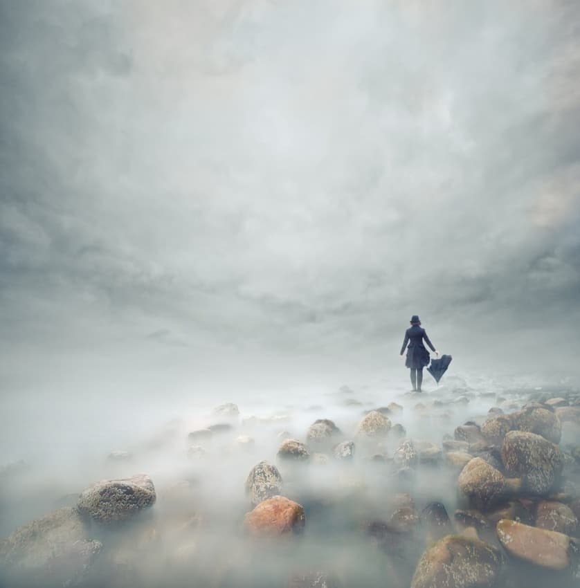Solitary Shore Journey by Martin Marcisovsky — canvas wall art