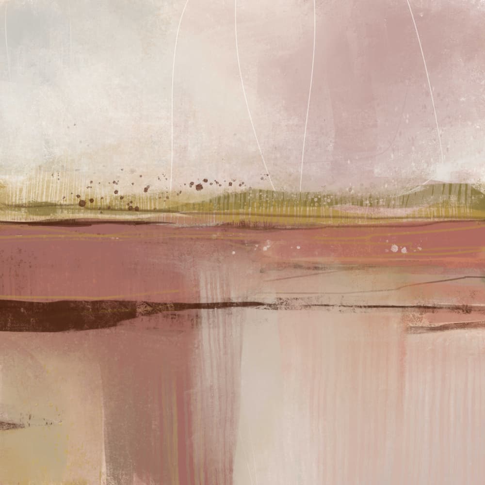 Abstract Serene Landscape by MANSI SAXENA — canvas wall art