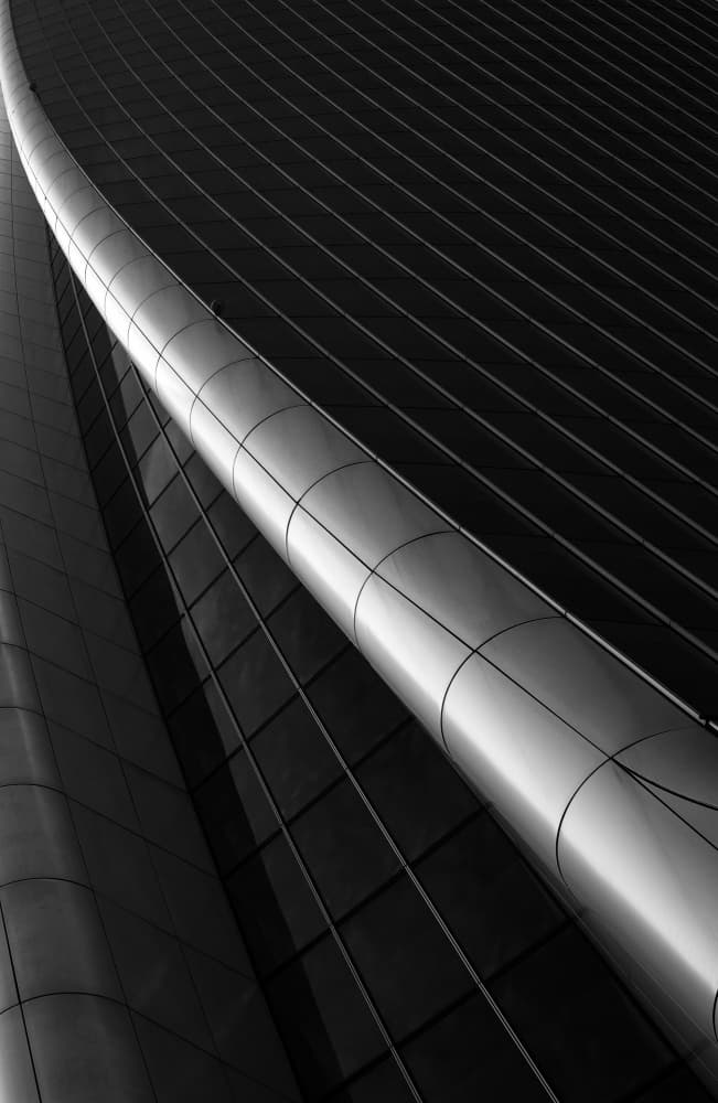 Sleek Modern Curves by Luigi Greco — canvas wall art