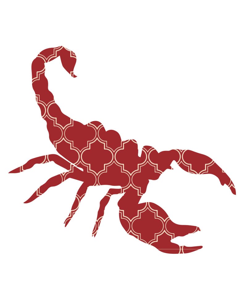 Moroccan Scorpion Design by Emiliano Deificus — canvas wall art