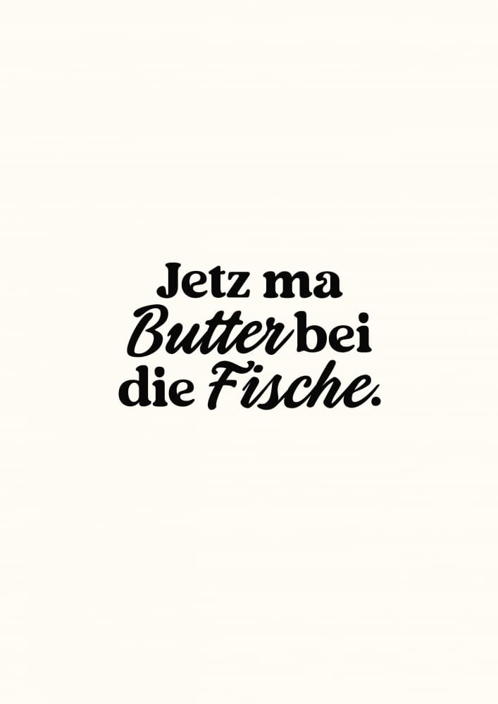 Jetztmabutterbeidiefische by Treechild — canvas wall art