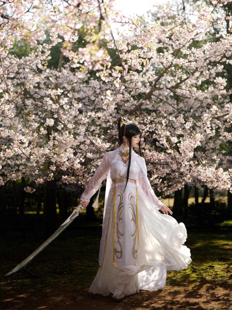 Ethereal Blossom Sword by Hiroaki Suemasa — canvas wall art