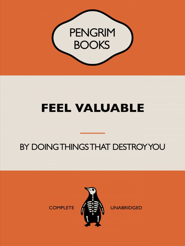 Ironic Self Help Graphic by Retrodrome — canvas wall art