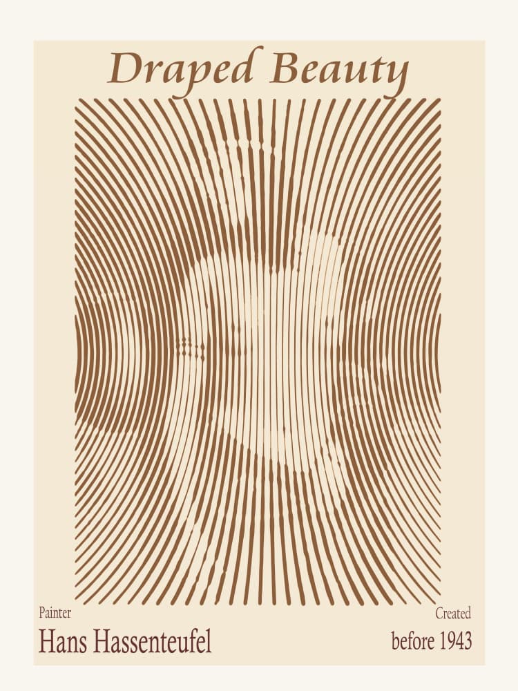 Draped Beauty by Doa Project — canvas wall art