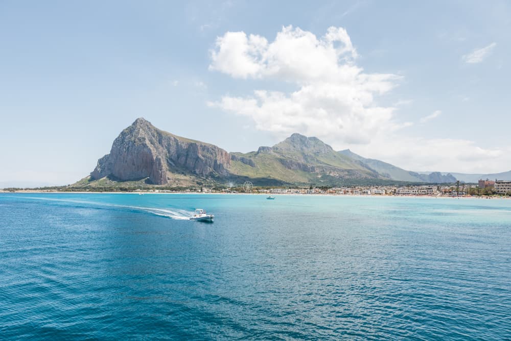 Mediterranean Coastal Boat Ride by Photolovers — canvas wall art