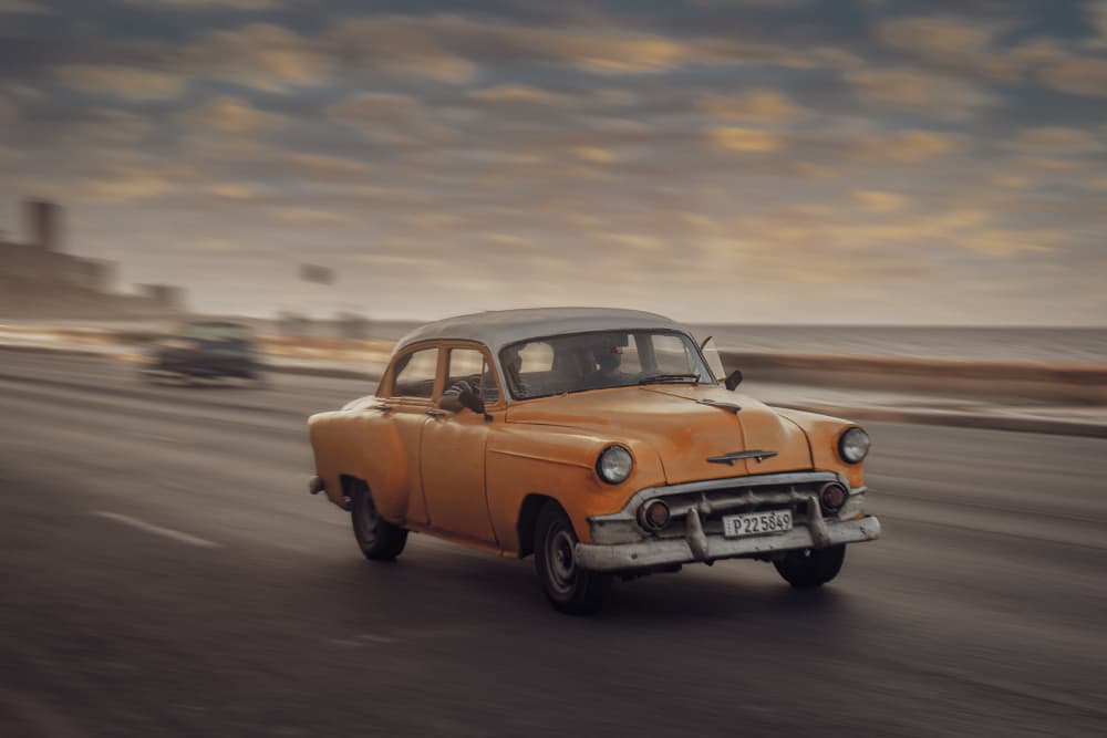 Classic Havana Drive by Andy Bauer — canvas wall art