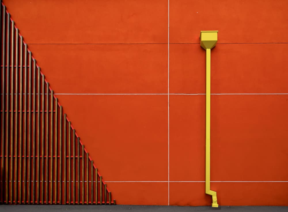 Bold Orange and Yellow by Arnon Orbach — canvas wall art