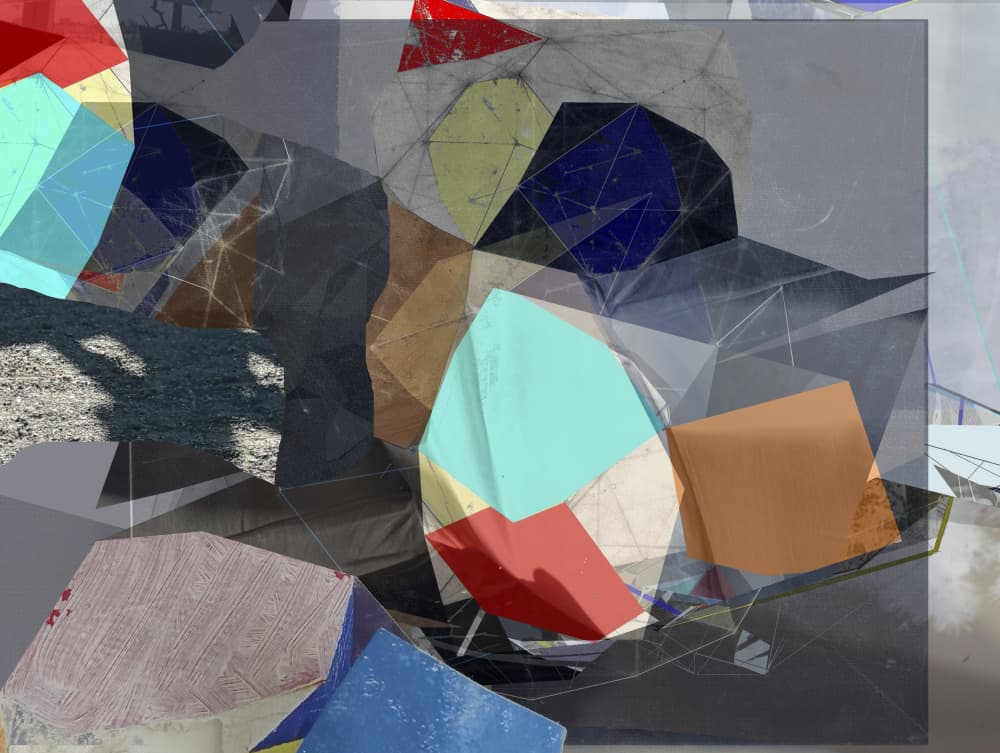 Angular Abstract Composition by Stefan Fransson — canvas wall art