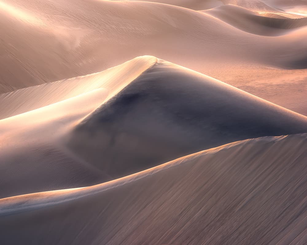 Golden Desert Dunes by Daniel Gastager — canvas wall art