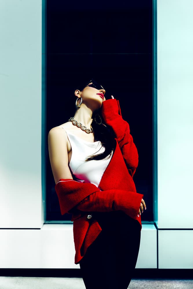 Red Jacket Style by Ruslan Bolgov — canvas wall art