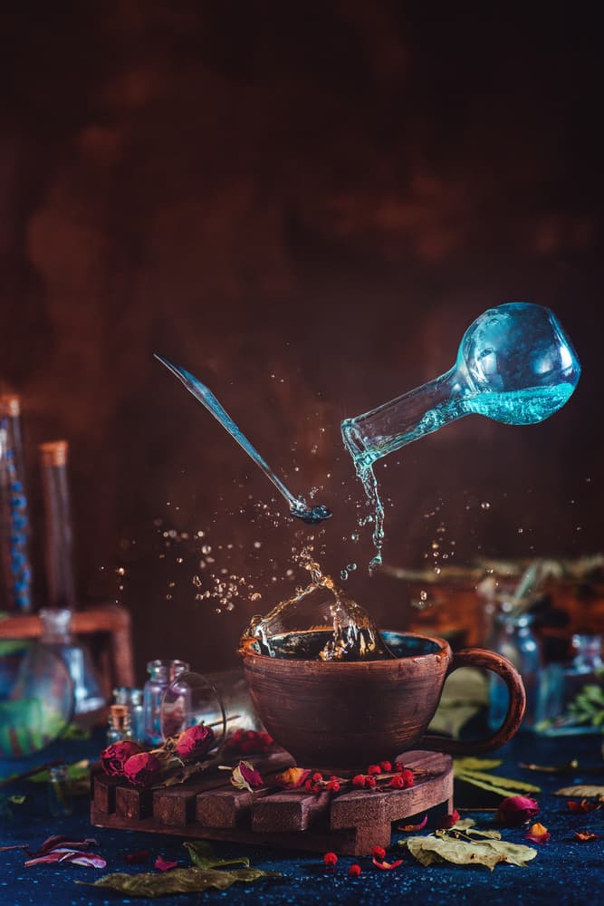Magic Potion Splash by Dina Belenko — canvas wall art