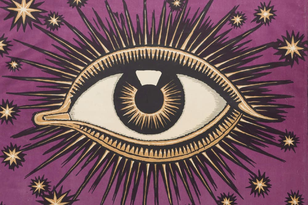 Mystical All Seeing Eye by Talitha McQueen — canvas wall art