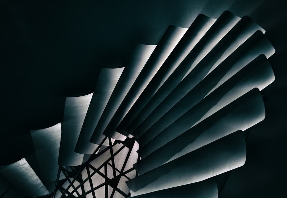 Abstract Dark Architecture by Hans-Wolfgang Hawerkamp — canvas wall art