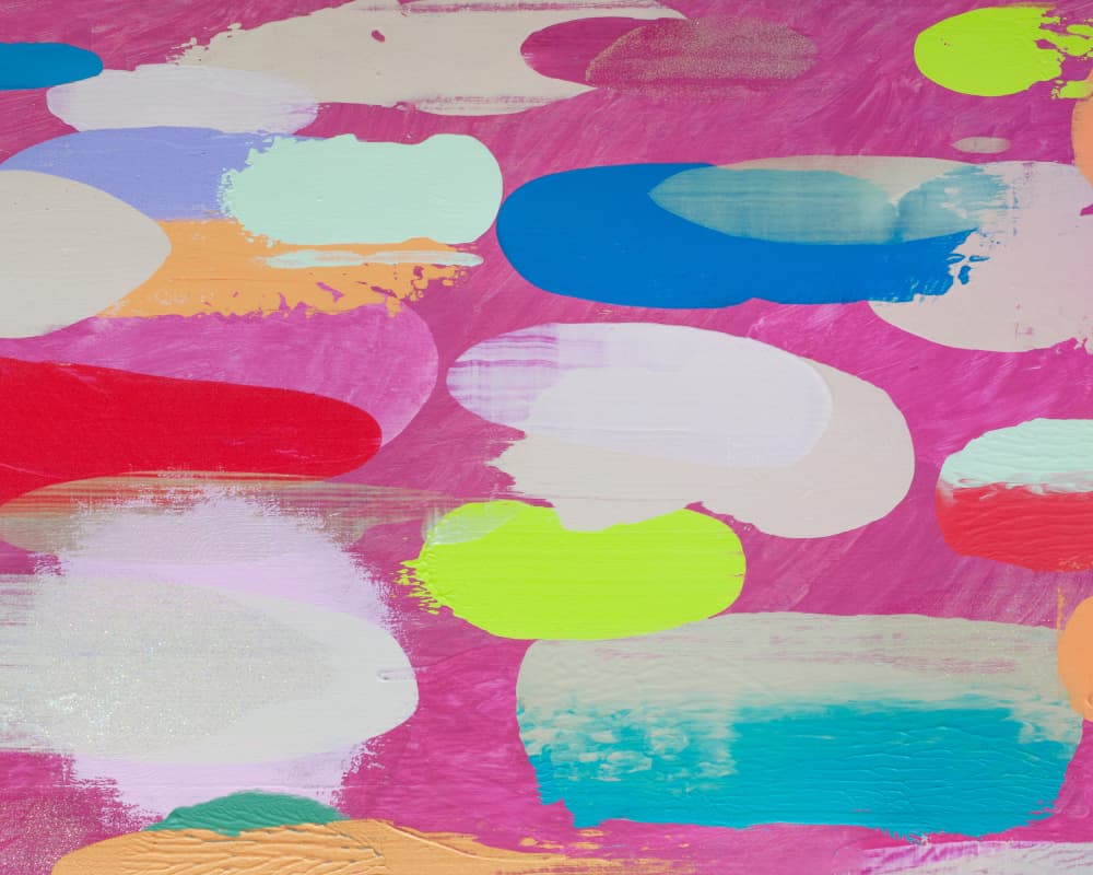 Vibrant Abstract Strokes by Diana Jahns — canvas wall art
