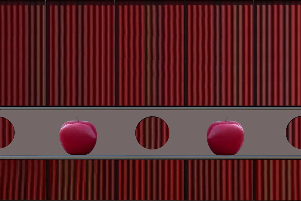Bold Red Apples by Theo Luycx — canvas wall art