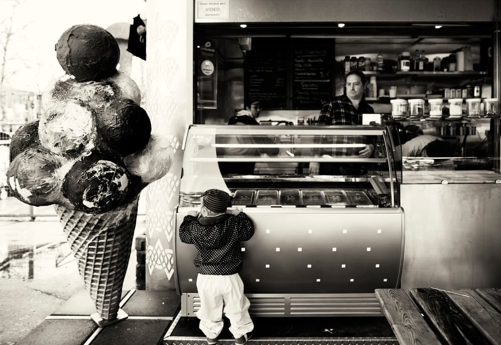 Childhood Ice Cream Wonder by Julien Oncete — canvas wall art