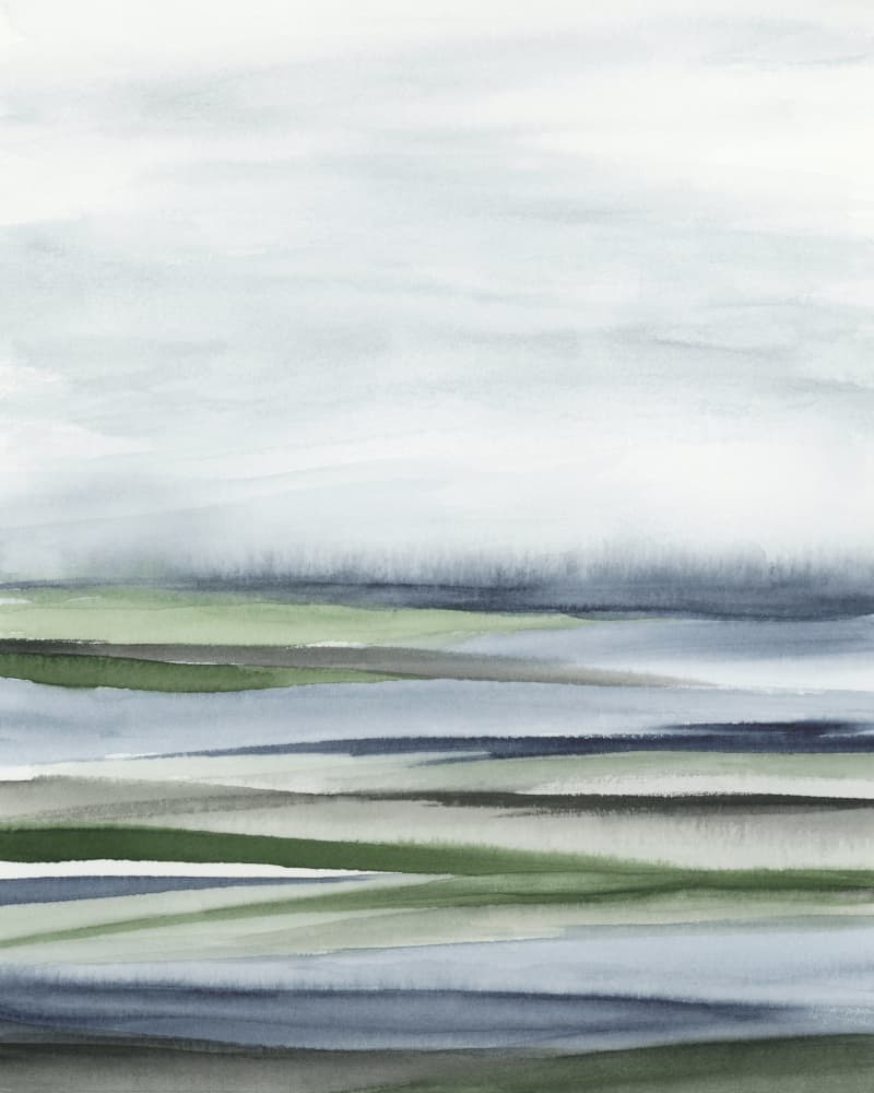 Serene Layered Landscape by Rachel Elise — canvas wall art