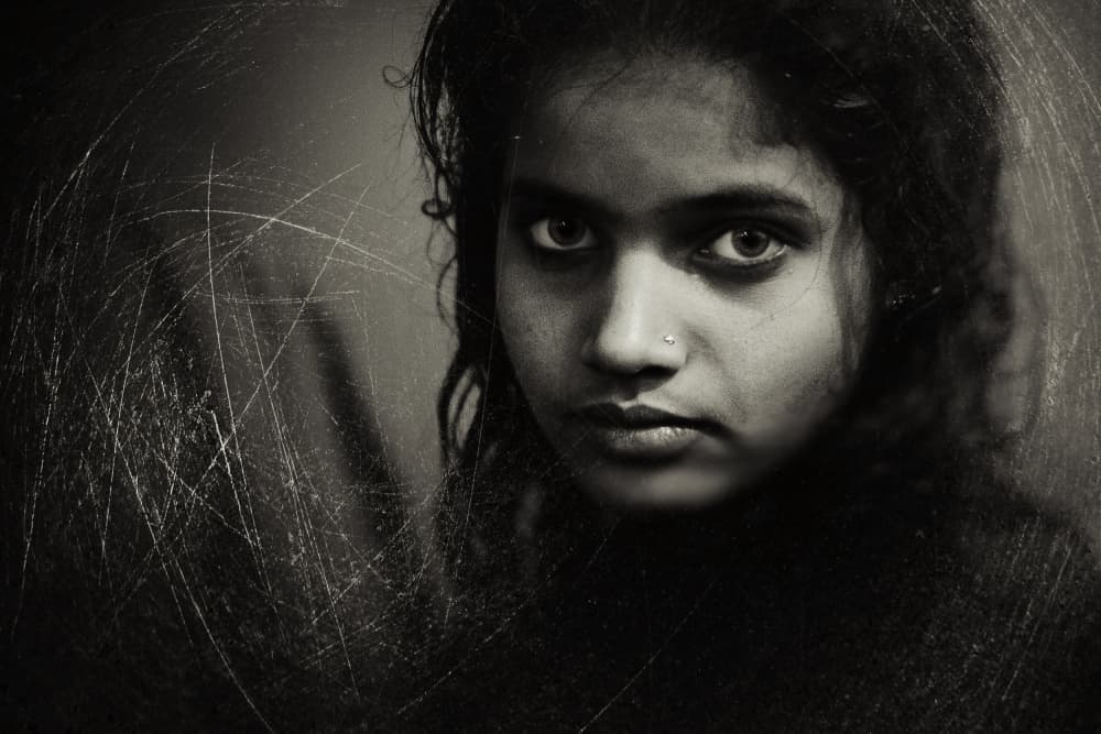 Soulful Gaze Portrait by Gloria Staffa — canvas wall art