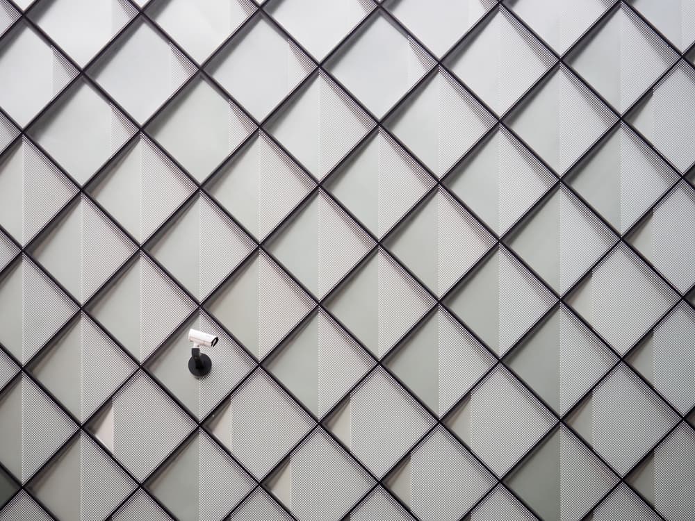 Watchful Geometric Wall by Marius Surleac — canvas wall art