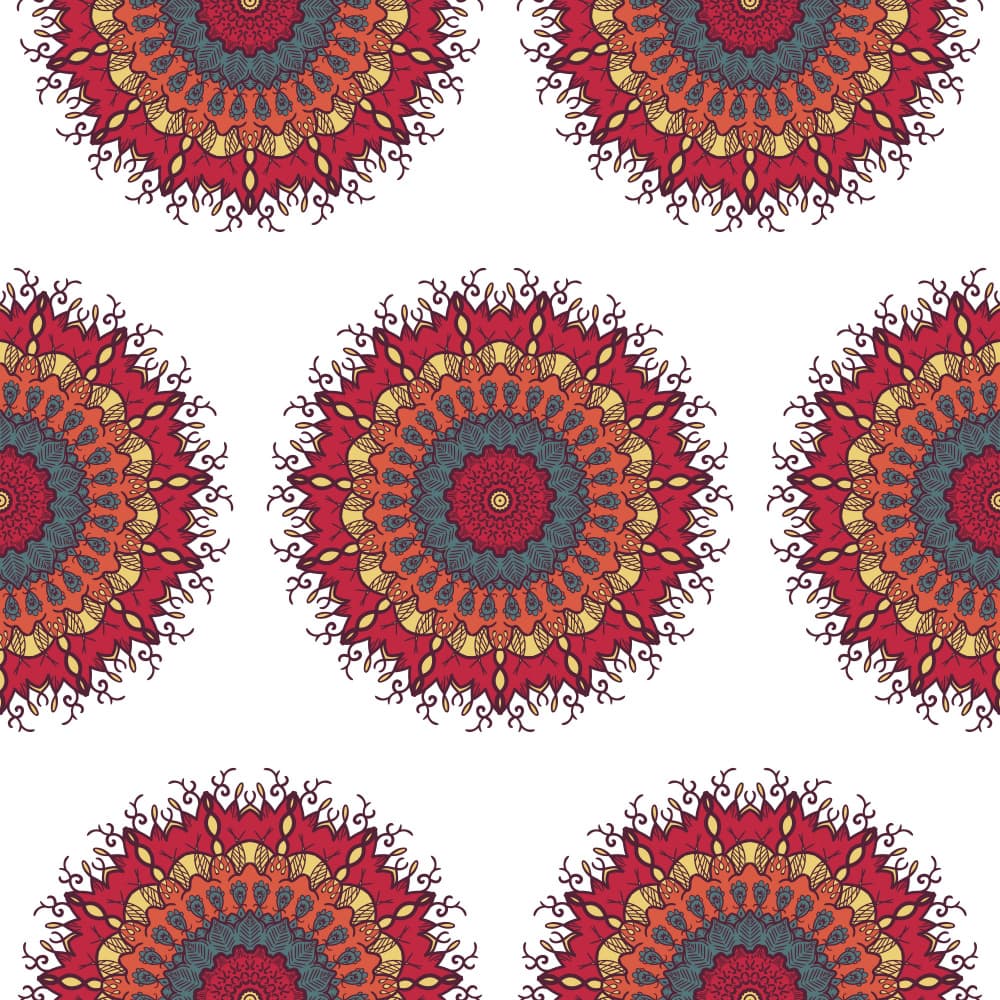 Vibrant Bohemian Mandalas by Marika Barsrsind β canvas wall art