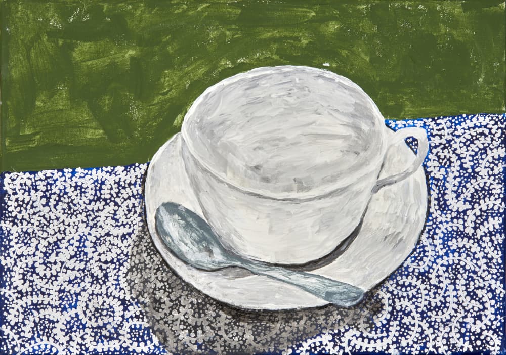 Cozy Tea Setting by Dale Hefer — canvas wall art
