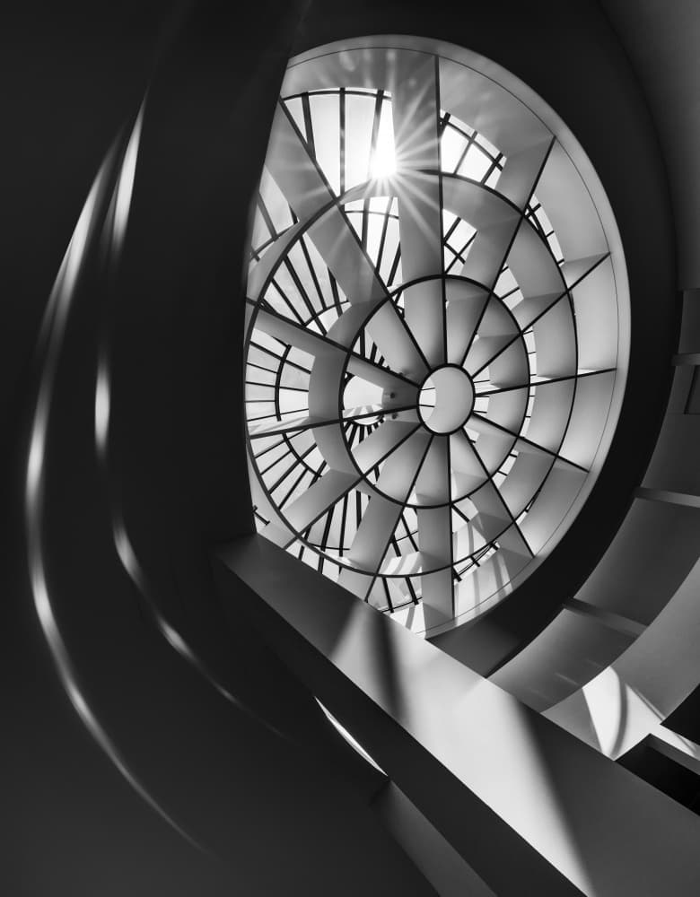 Modern Geometric Sunburst by Nina Pauli — canvas wall art