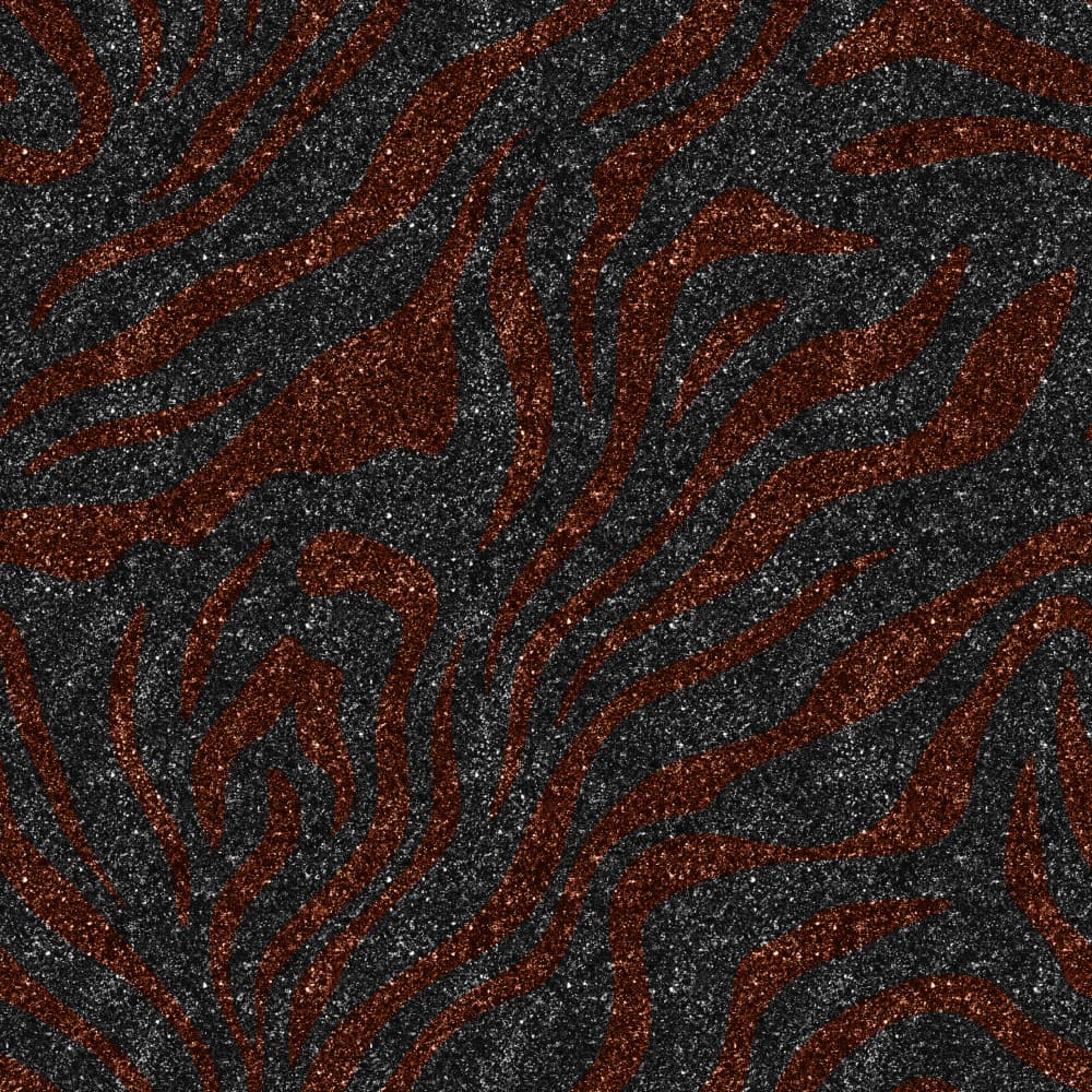 Dark Glitter Animal Stripes by Bilge Paksoylu — canvas wall art