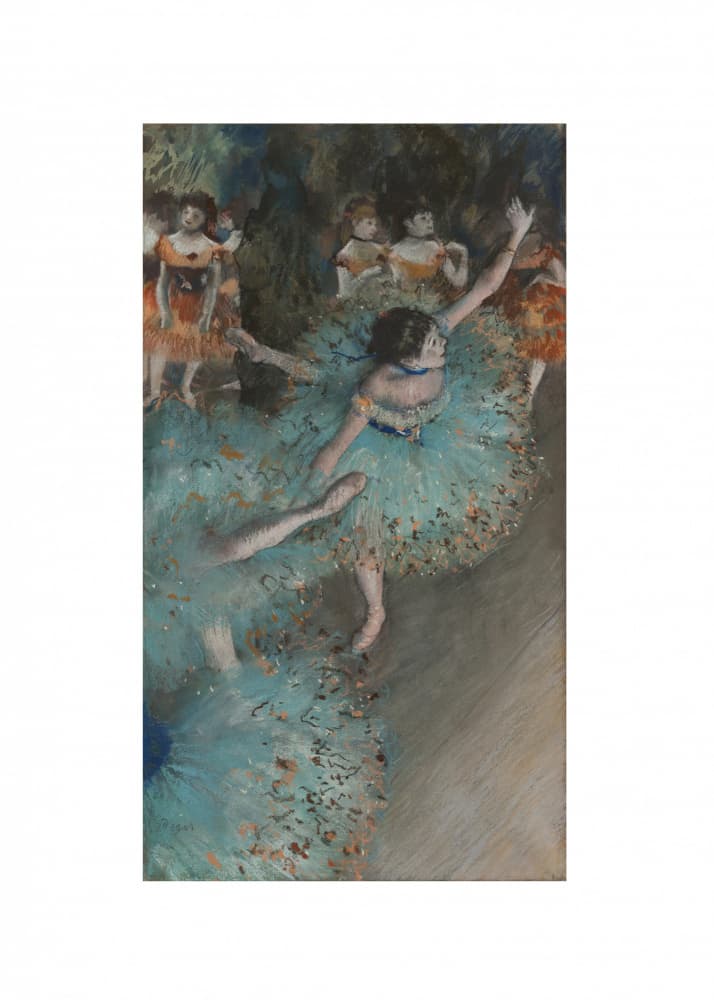 Swaying Dancer No.2 by Edgar Degas — canvas wall art
