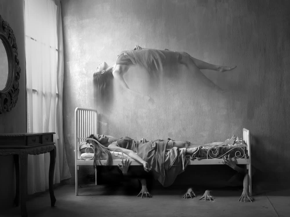 Surreal Bedroom Nightmare by Rawisyah Aditya — canvas wall art
