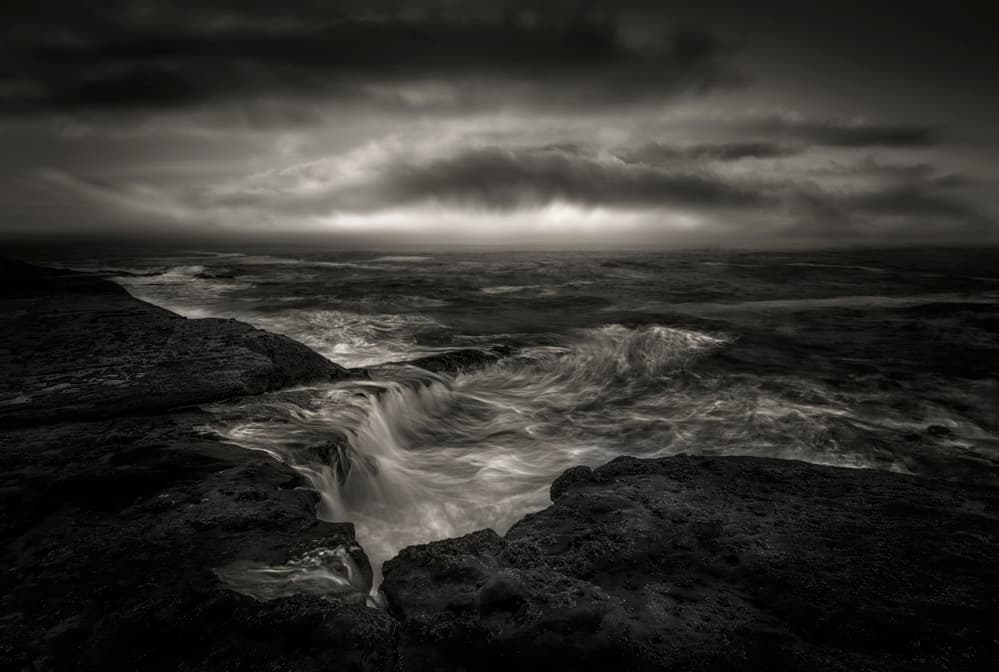 Wild Ocean Flow by Larry Deng APA — canvas wall art