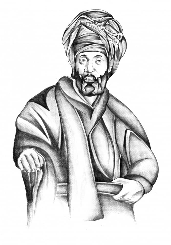 Wise Turbaned Man by Kulik — canvas wall art