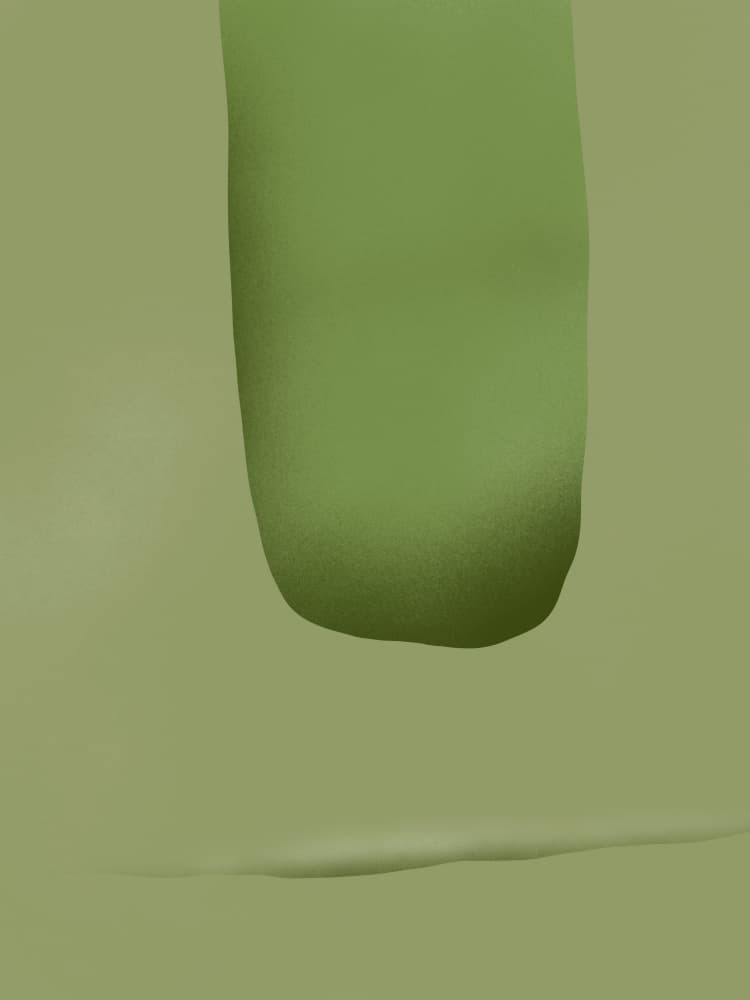 Muted Green Abstract by Little Dean — canvas wall art