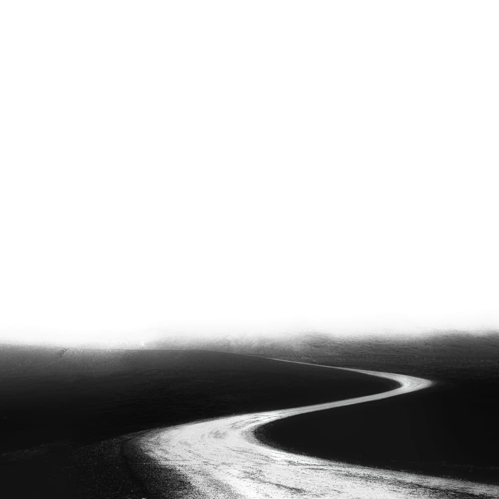 Winding Misty Road by swapnil deshpande — canvas wall art