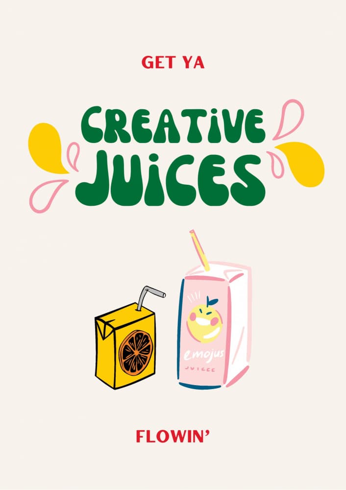 Creative Juices Flowing by Nazma Khokhar — canvas wall art