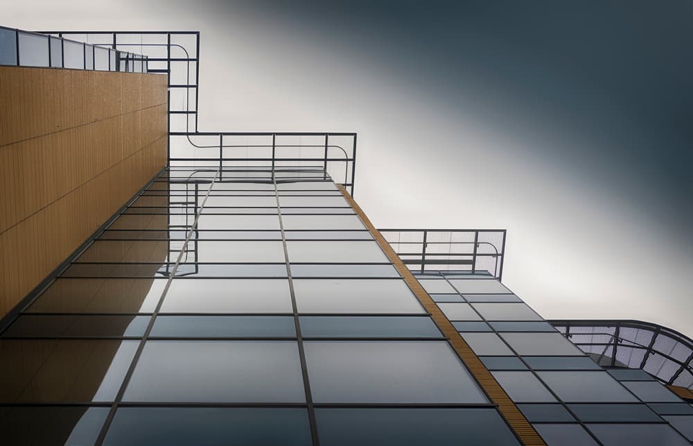 Modern Glass Architecture by Greetje van Son — canvas wall art