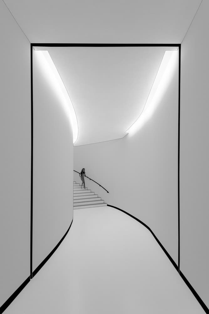 Minimalist Architectural Ascent by João Castro — canvas wall art